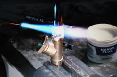 Brazing Copper to Brass with Sil Fos LM